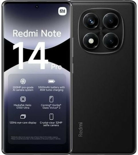 Xiaomi Redmi Note 14 Pro 8GB/256GB Midnight Black